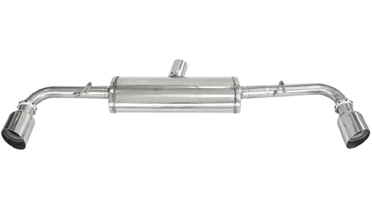 100%25+Inox+%C3%89chappement+Double+sur+mesure+pour+Alfa+Romeo+4C+1750TBI+%28241cv%29+Coup%C3%A9+Droite%2FGauche+100mm+Racing